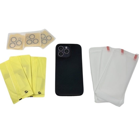 iPhone 14 Pro Max Defense: Military-Grade Case, 3 Screen & 3 Camera Protectors & - Picture 1 of 5